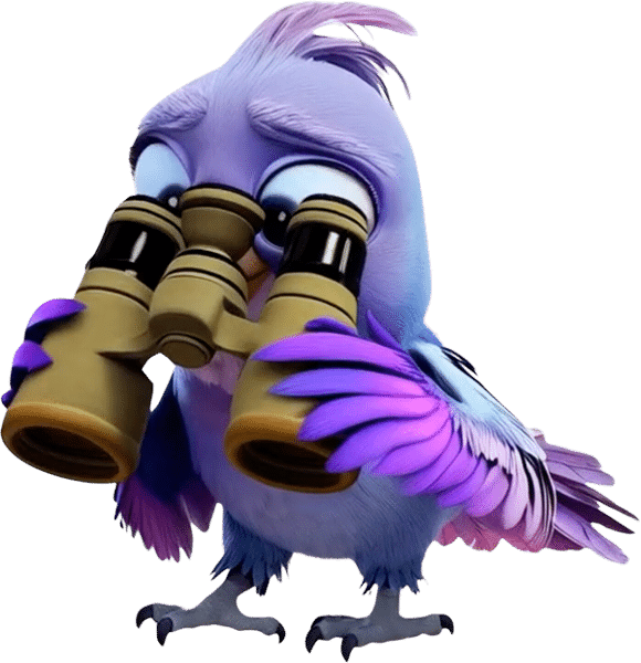 Perroquet - Perroquet-mascotte-jumelles